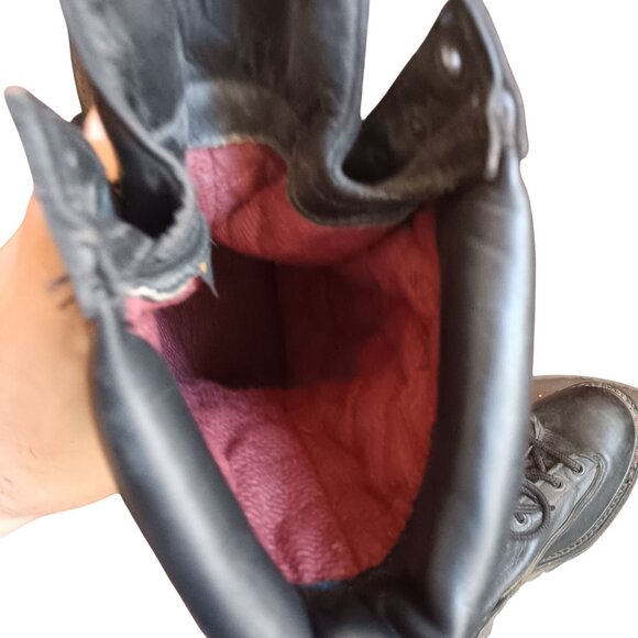 Mens 7.5 M Vintage Matterhorn 1949 Goretex Boots Combat Black Vibram Insulated - Picture 7 of 9